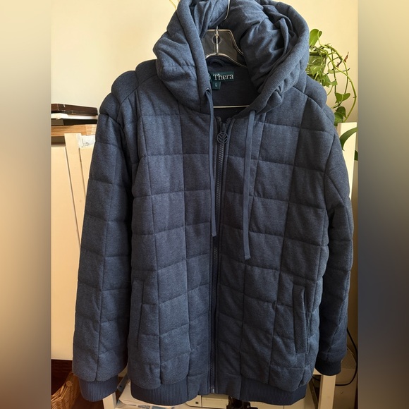 Thera sz L weighted hoodie sweatshirt heavy quilted 10lbs pressure relief ADHD - Picture 2 of 6